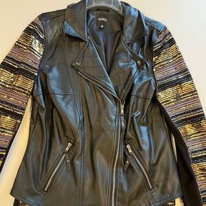 NWOT - PLEATHER AND SEQUIN SEXY SUIT